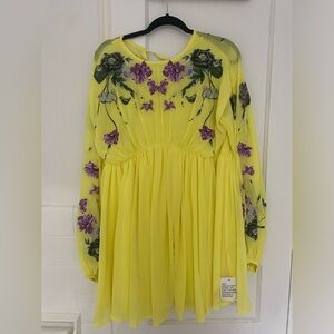 ASOS balloon sleeve dress